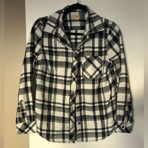 Boston Traders Black & White Flannel Shirt